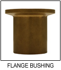 Item # 302002 Oilube Powdered Metal Bronze SAE841 Flange Bearings INCH