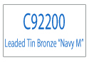 C92200 Leaded Tin Bronze Navy M INformation Oage