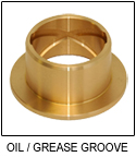 Oiled Greased Flanged Bronze Bushing